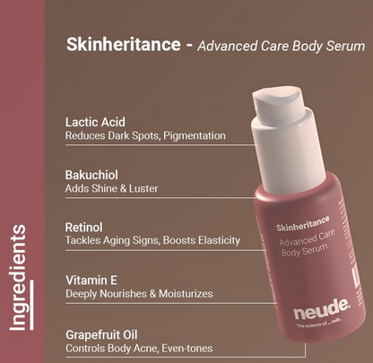Neude Super Glaze Skin Duo Combo with Face Serum & Body Serum - Distacart