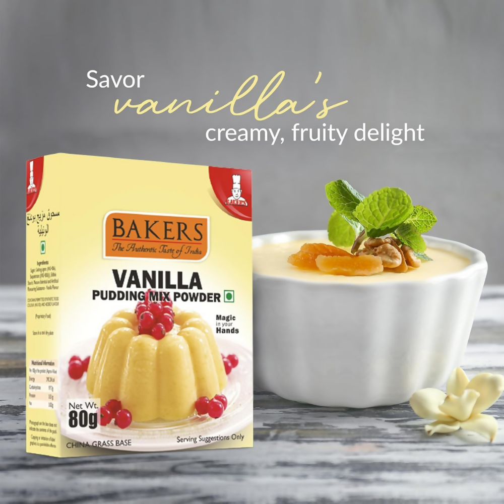 BAKERS Instant Pudding 6 Flavors Mix Combo - Dista