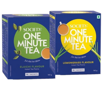 Society OMT Elaichi & OMT Lemongrass Flavour Tea Premix Combo - Distacart