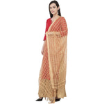 Thumbnail for A R Silk Cotton square Regular Dupatta Color Dark Golden Dupatta or Chunni