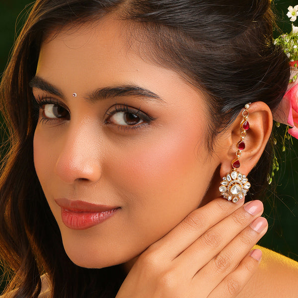 Ruby Raang Flower Earrings