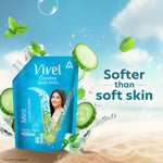 Thumbnail for Vivel Cooling Body Wash Mint & Cucumber Moisturizing Shower Gel Supersaver Refill Pouch