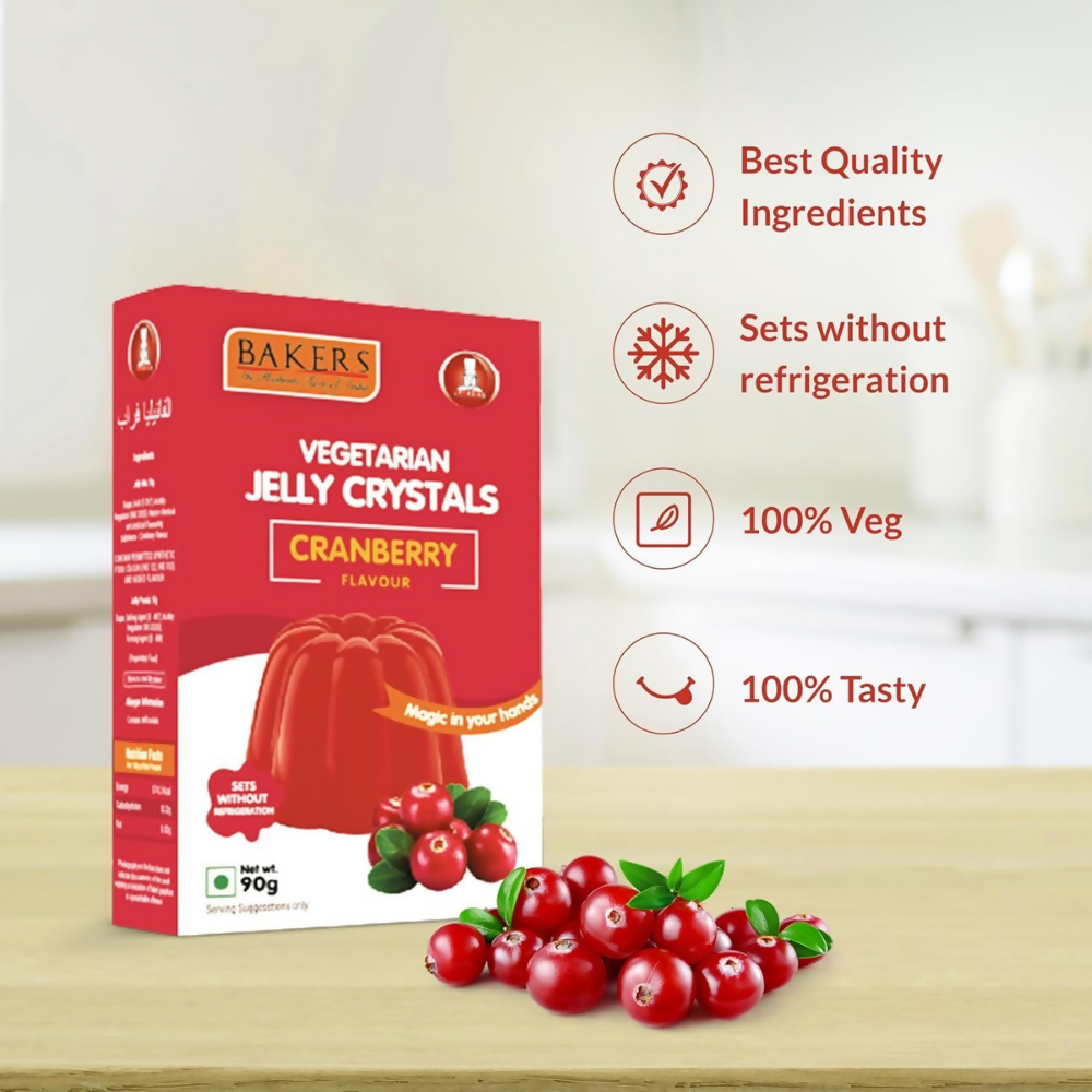 BAKERS Jelly Crystal - Strawberry, Blueberry, Raspberry, Cranberry - Dista
