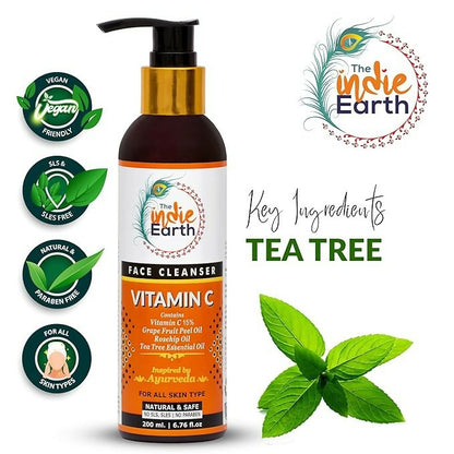 The Indie Earth Vitamin C Face Cleanser - Distacart