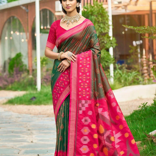 Astita Mehendi Soft Silk Saree