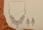 Thumbnail for Joban Fashion Women Brass Golden White Ad Necklace Set - Distacart
