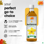 Thumbnail for Dorjee Wellness Wood Pressed Black Mustard Oil