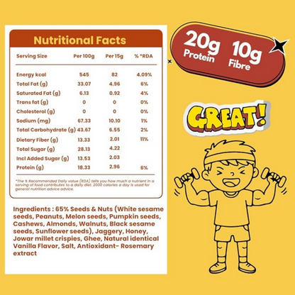 NIHKAN Superseeds & Nuts Protein Mini Bars - Dista