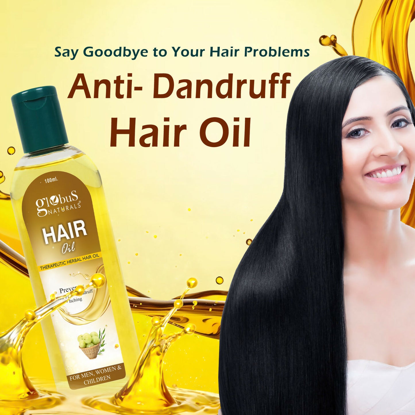 Globus Naturals Anti Dandruff Hair Oil - Distacart