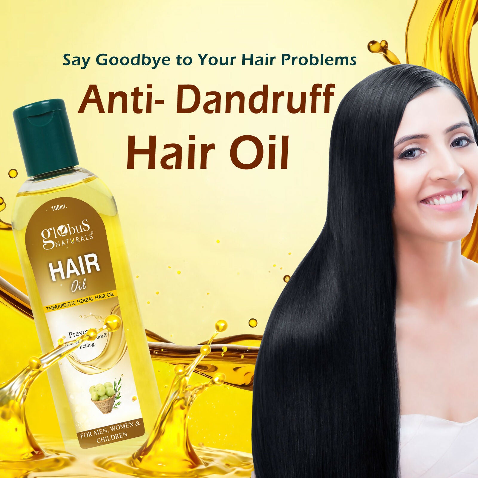 Globus Naturals Anti Dandruff Hair Oil - Distacart
