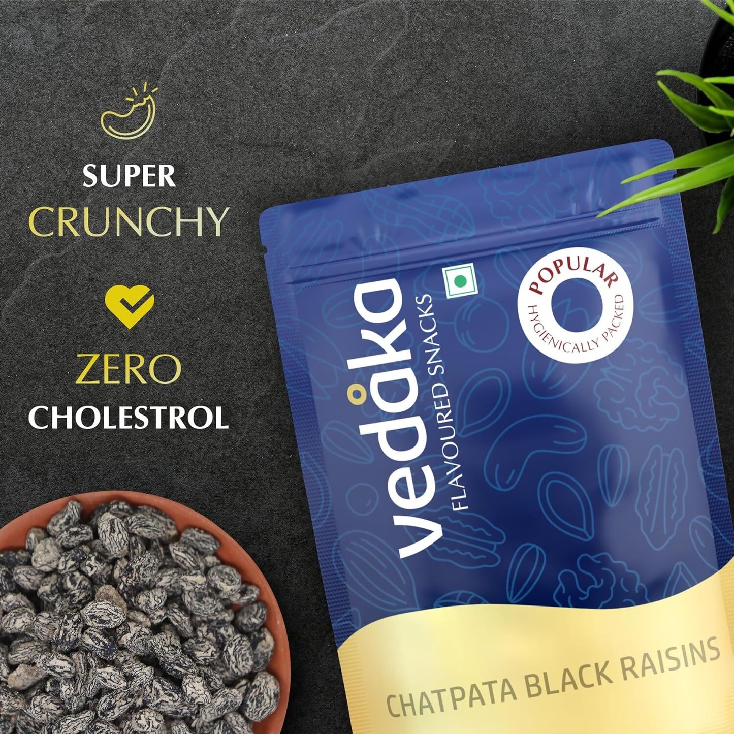 Vedaka Chatpata Black Raisin - Distacart