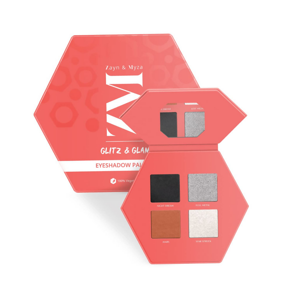 Zayn & Myza Glitz And Glam Eye Shadow Palette - Enchant - Distacart