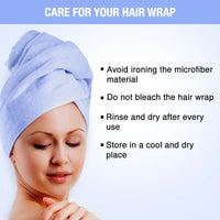 Thumbnail for Nykaa Naturals Microfiber Hair Wrap for Frizz Free & Shiny Hair - Blue - Distacart