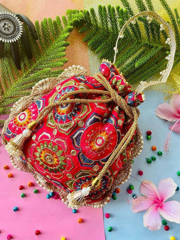 Joban Fashion Potli Bags - Multicolor - Dista