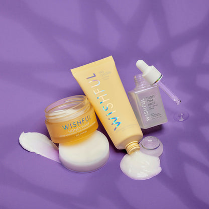 Wishful By Huda Beauty Glow Trio - Korean Skincare - Distacart