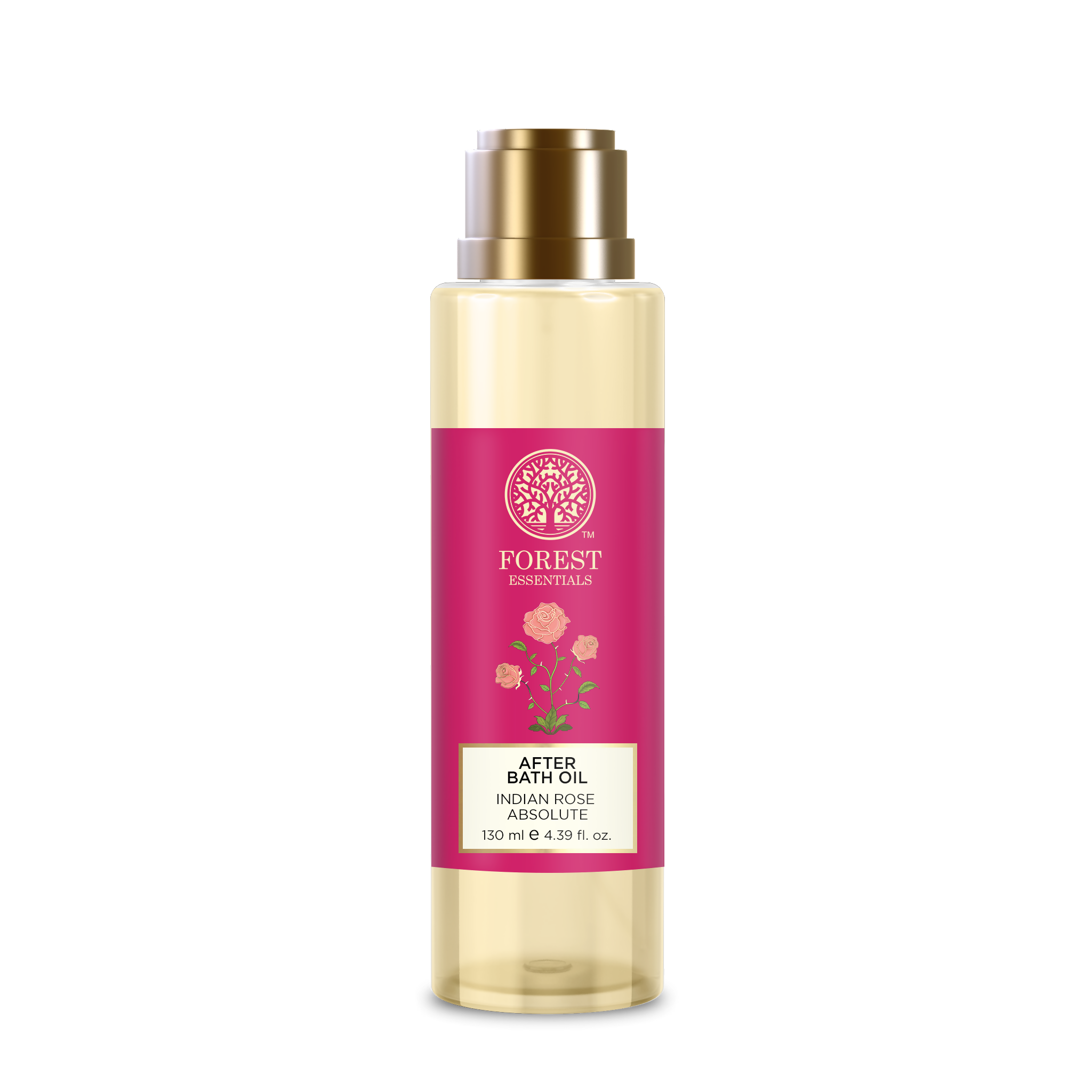 Forest Essentials After Bath Oil Indian Rose Absolute - Nourishing After Shower Body Oil - Distacart