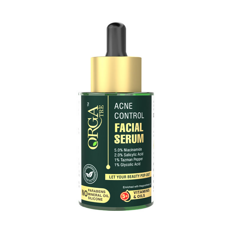 Orgatre Acne Control Facial Serum For Oily Skin - Distacart