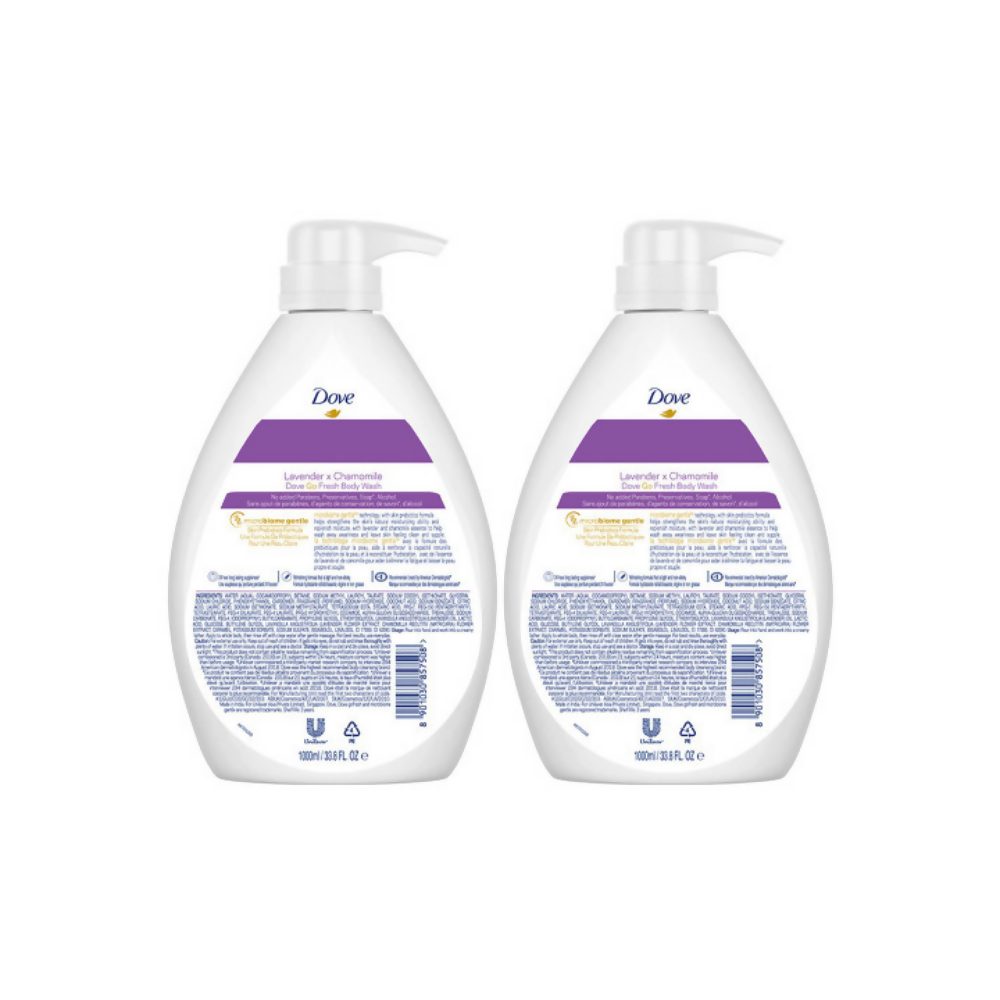 Dove Body Wash - Lavender & Chamomile Go Fresh