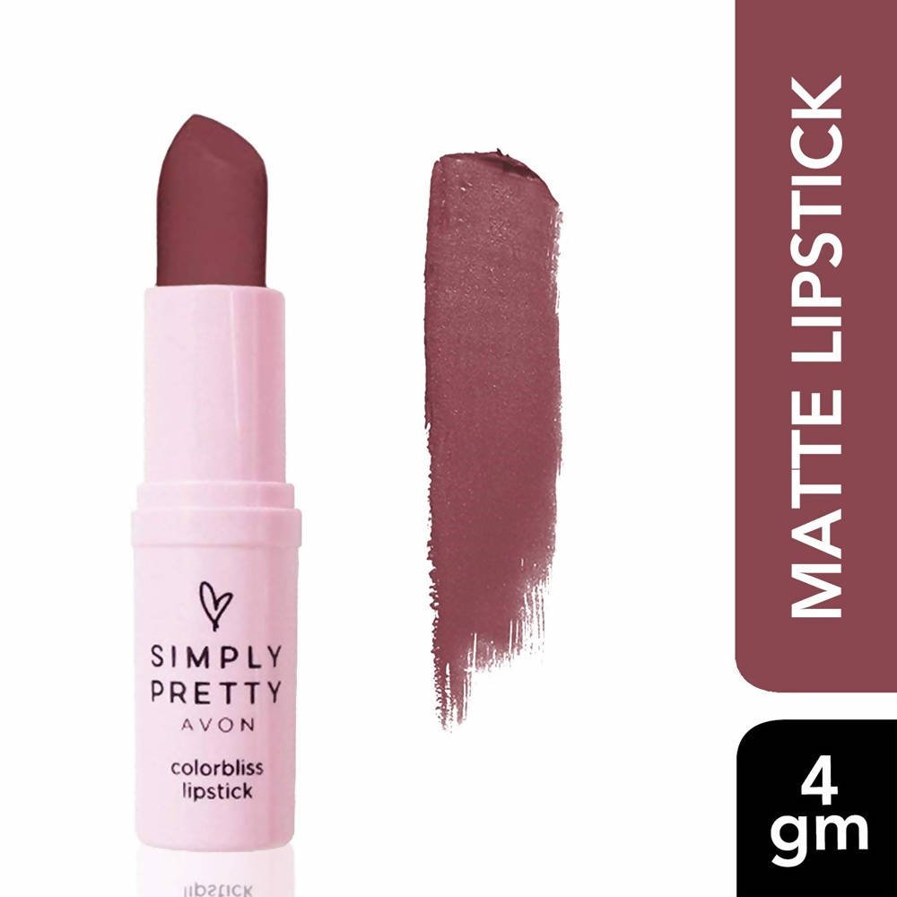 Avon Simply Pretty Colorbliss Matte Lipstick - Malva - Distacart