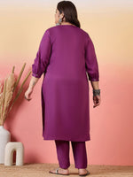 Thumbnail for Sztori Women Floral Printed Regular Kurta with Trousers