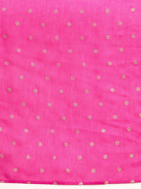 Thumbnail for Ahalyaa Women's Traditional Semi Stitch Saree - Fuchsia - Distacart