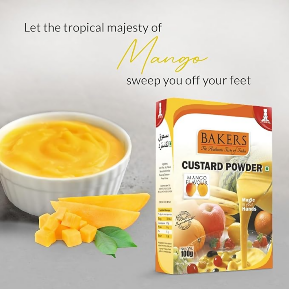 BAKERS Custard Powder - Mango - Dista