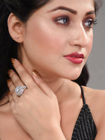 Thumbnail for Joban Fashion Silver Brass Adjustable Ring