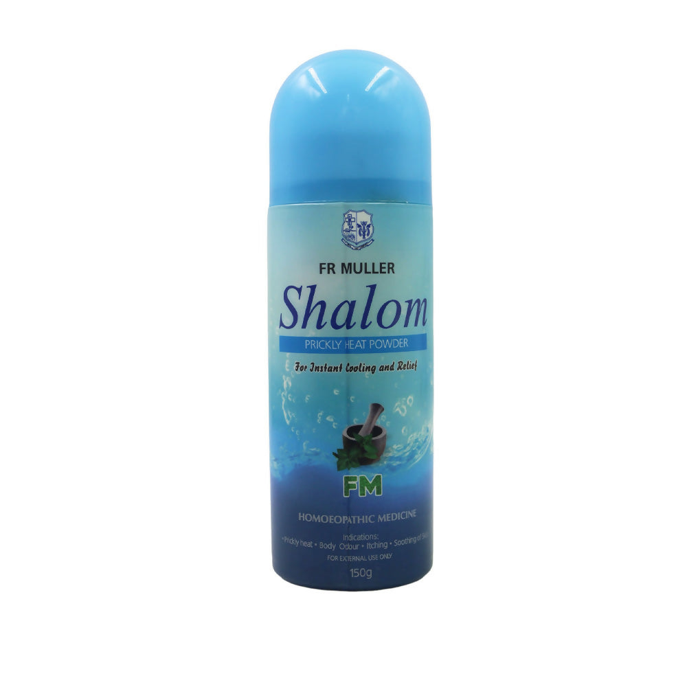 Father Muller Shalom Prickly Heat Powder(Blue) - Distacart