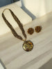 Inhanns All-Day Statement Beaded Necklace Set - Gold - Distacart