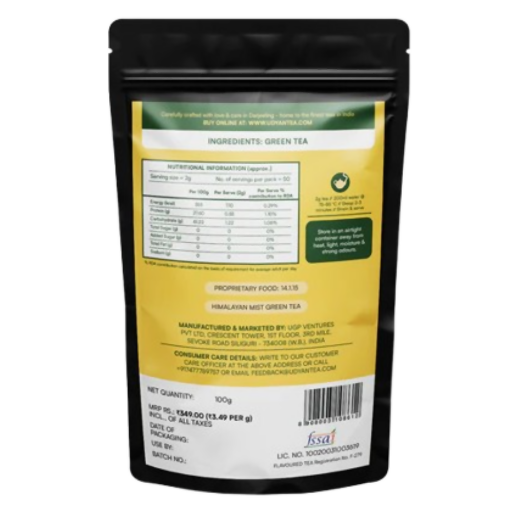Udyan Tea Himalayan Mist Green Tea - Dista