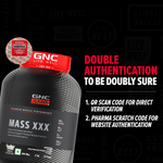 Thumbnail for GNC AMP XXX Mass Gainer Boosts Lean Muscle Gains Flavour Vanilla