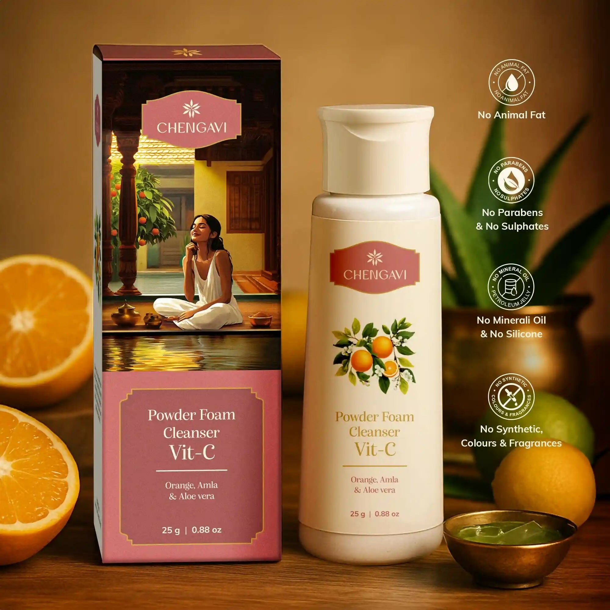 Chengavi Powder Foam Cleanser Vit-C