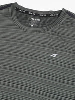 Thumbnail for Alcis Men Stretch-X Anti-Static Slim-Fit Round Neck Running T-Shirt - Distacart