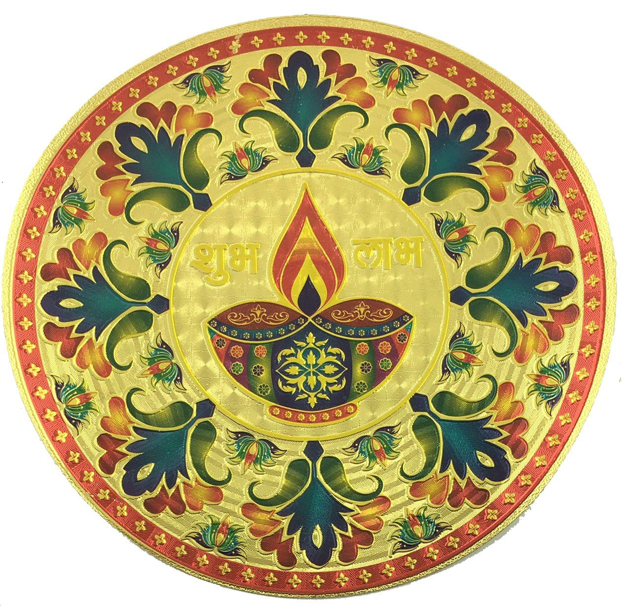 Stickerbazaar Micro Golden Embossing Rangoli Stickers - Distacart