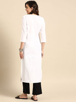 Thumbnail for Sangria Ethnic Motifs Printed Straight Kurta - Distacart