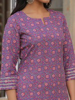 Thumbnail for Kalini Floral Printed Kurta With Trousers & Dupatta - Distacart