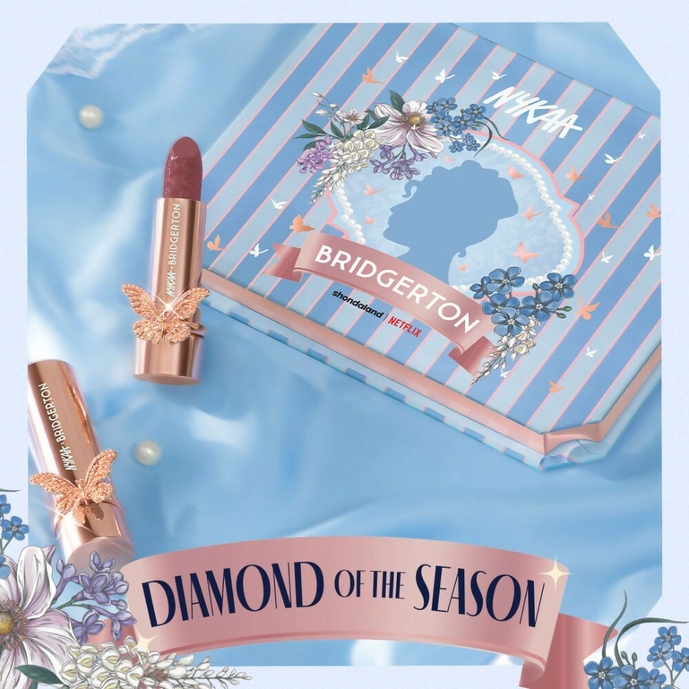 Nykaa Cosmetics X Bridgerton Creamy Matte Longwear Lipstick - Forbidden Love - Distacart