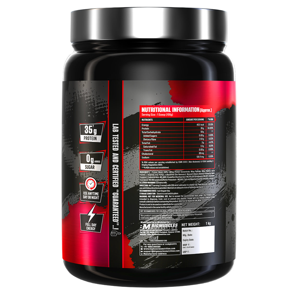 Big Muscles Nutrition Essential Whey - Distacart