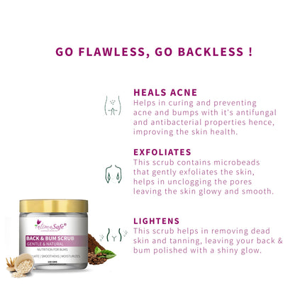 Samisha Back & Bum & Whitening Scrub - Distacart