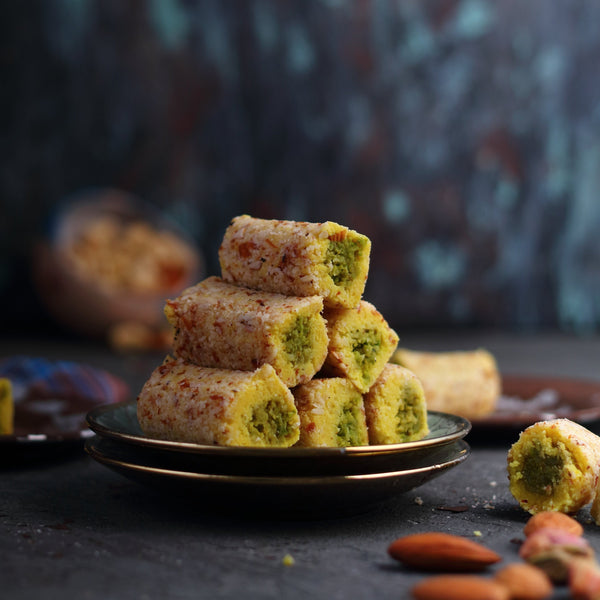 Almond House Badam Kesar Roll