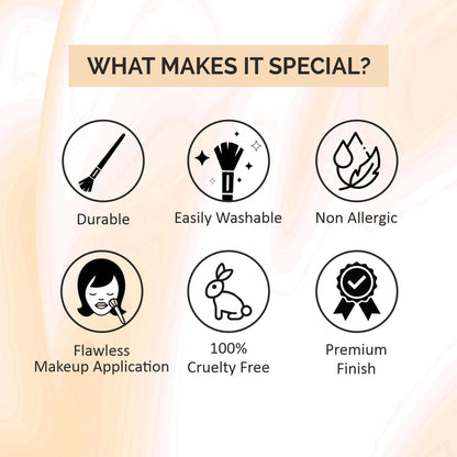 VERYMISS 8 To 8 Angular & Blender Makeup Brush - Distacart