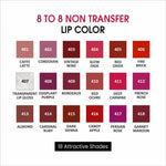 Thumbnail for VERYMISS 8 To 8 Non Transfer Lip Color - 409 Bordeaux - Distacart