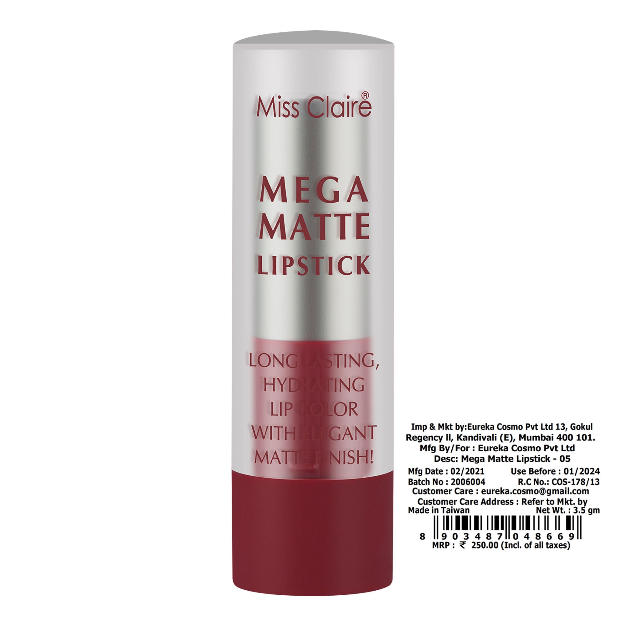 Miss Claire Mega Matte Lipstick - 5