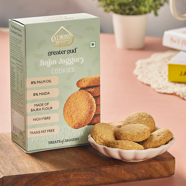 Almond House Bajra Jaggery Cookies