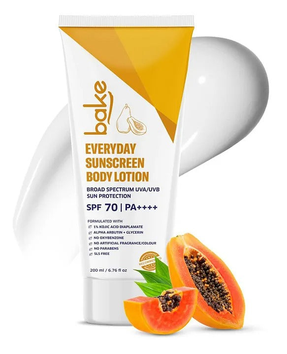 Bake Everyday Sunscreen Body Lotion SPF 50 PA+++ - Distacart