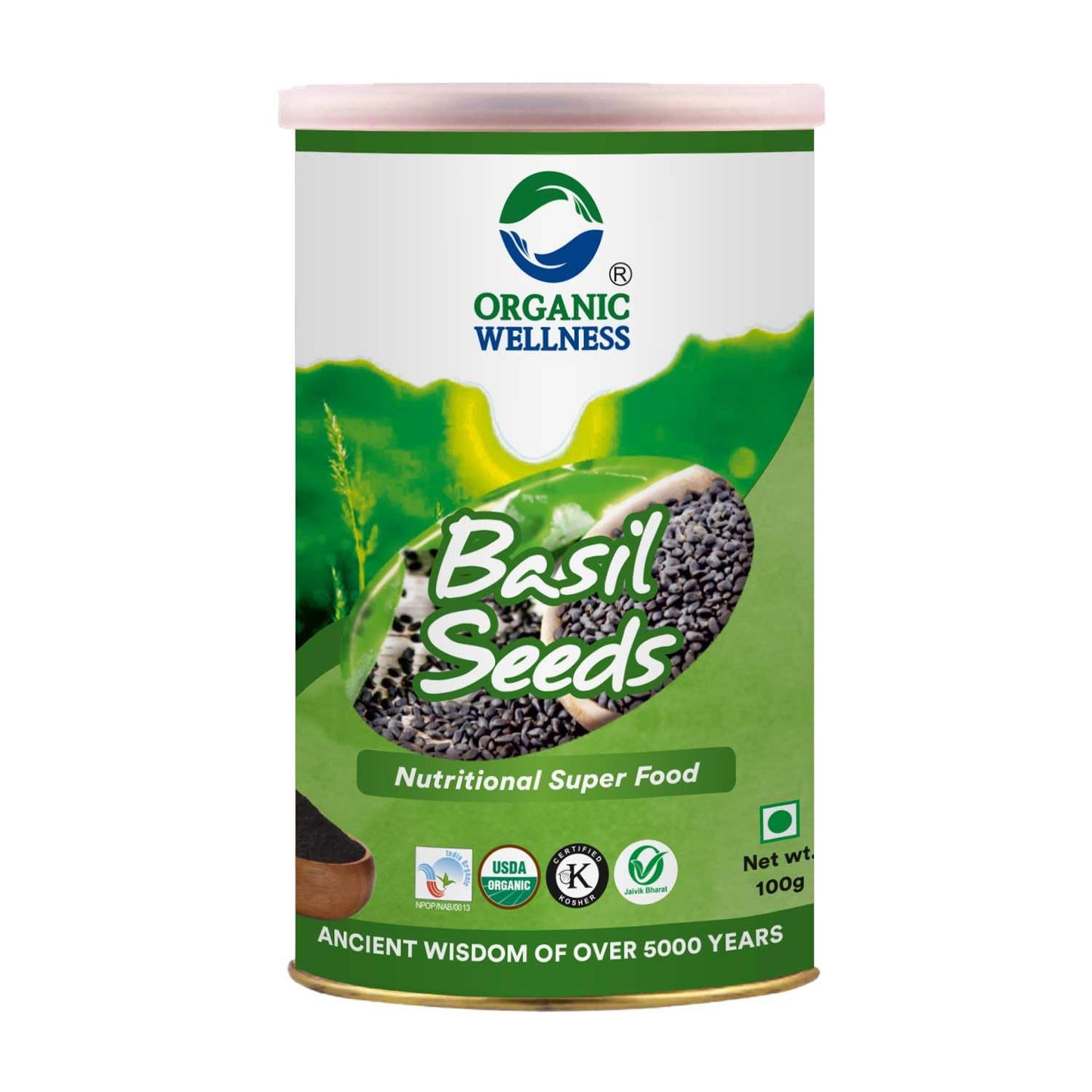 Organic Wellness Basil Seeds - Distacart