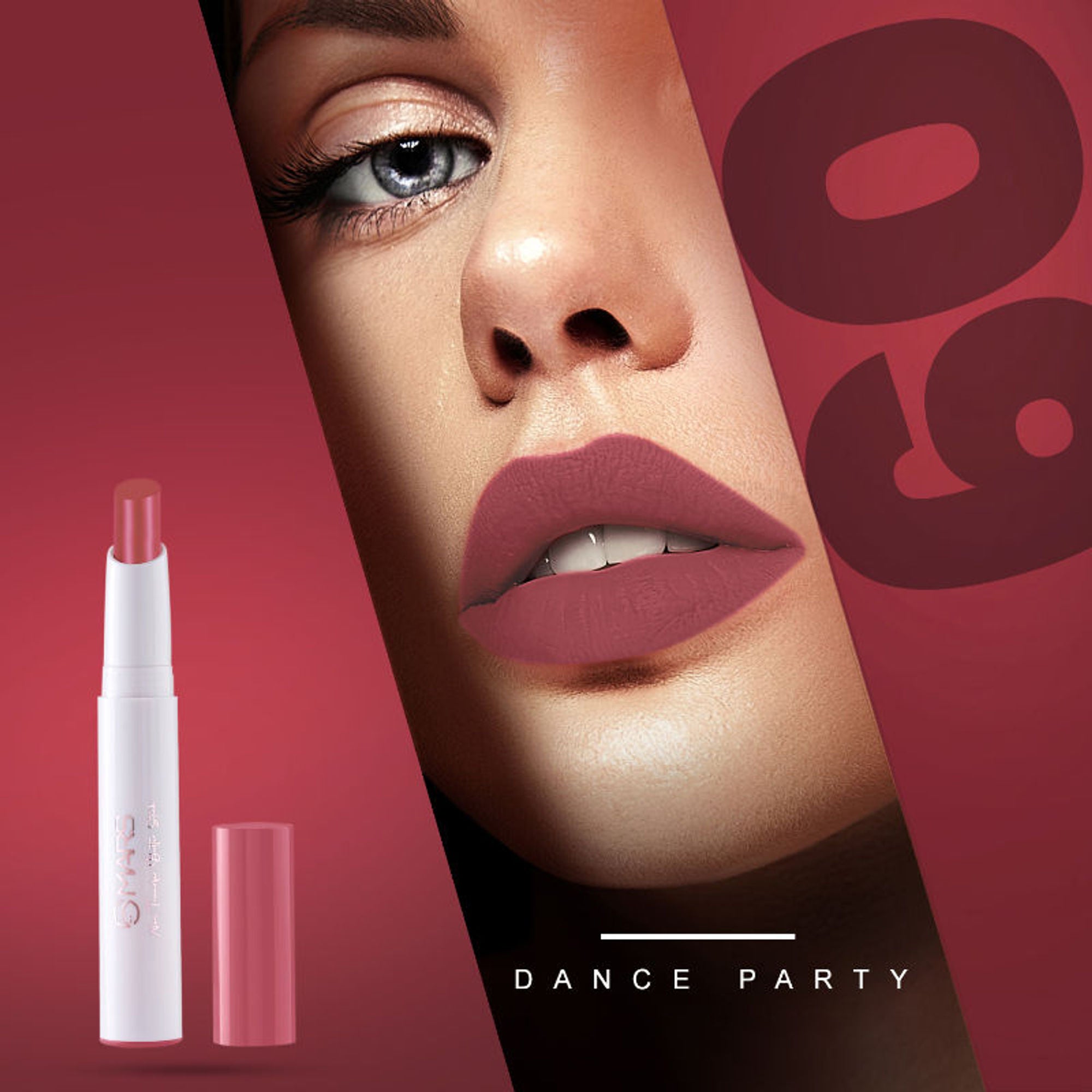 MARS Cosmetics Non Transfer Butter Stick - 09 Dance Party - Distacart