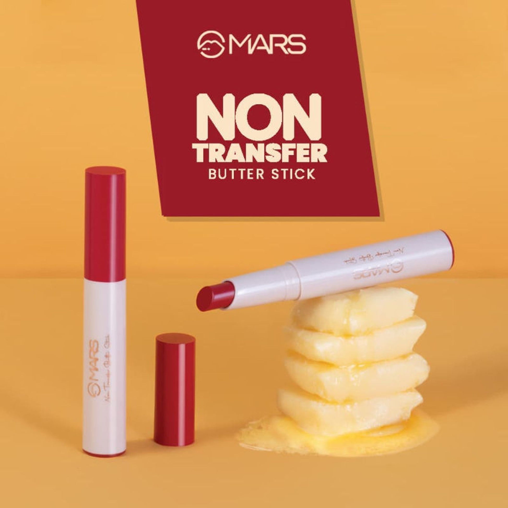 MARS Cosmetics Non Transfer Butter Stick - 19 Quick Glam - Distacart