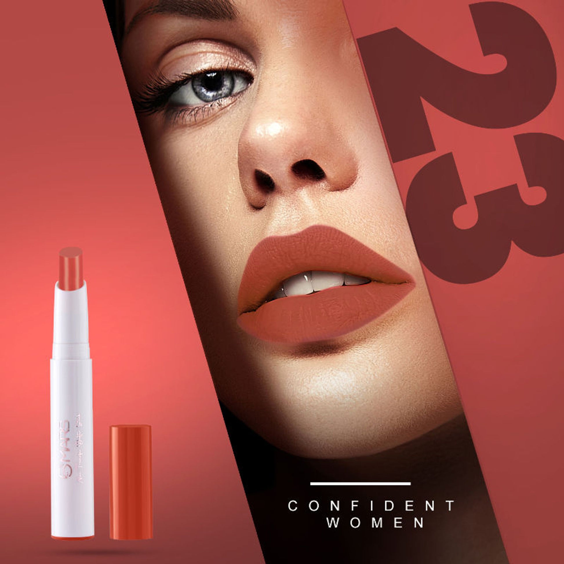 MARS Cosmetics Non Transfer Butter Stick - 23 Confident Women - Distacart