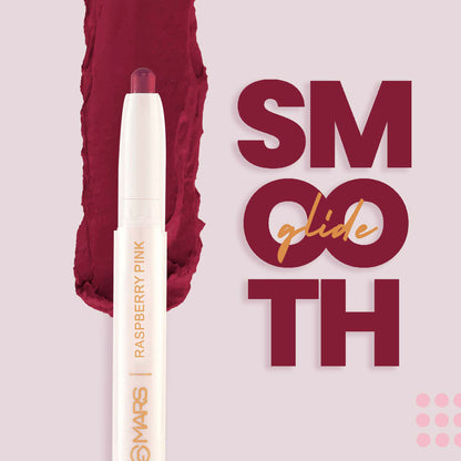 MARS Cosmetics Retractable Poppins Lipstick - Rosy Pink - Distacart